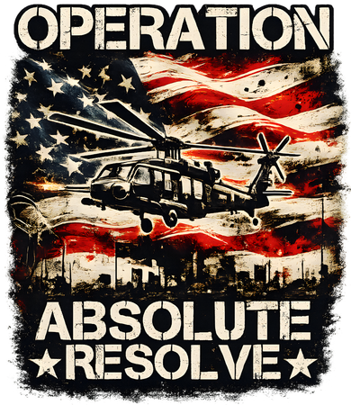 Operation Absolute Resolve Venezuela Mission T-Shirt
