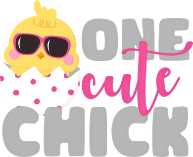 One Cute Chick Funny Doddie Hoodie
