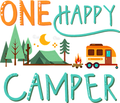 One Happy Camper First Birthday Camping Matching Beanie