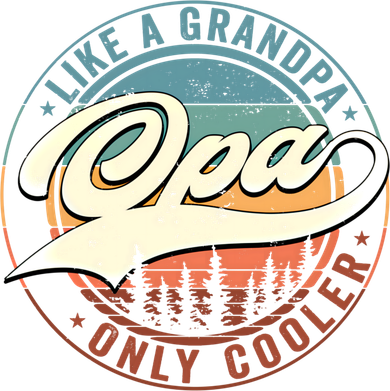Opa Like A Grandpa Only Cooler Vintage Retro Opa Dad Gift Toddler T-Shirt