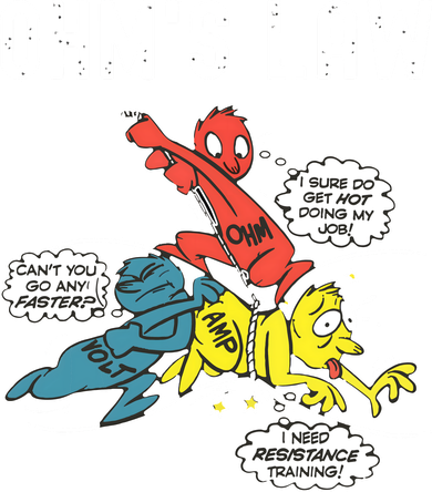 Ohms Law Funny Electricity Explained Electrical Engineer Button