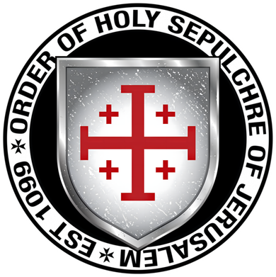 Order Of The Holy Sepulchre Of Jerusalem Shield Gift Button