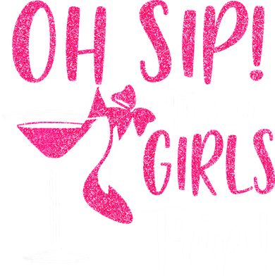 Oh Sip It's A Trip Fun Wine Party Hight Heel Baby Bodysuit
