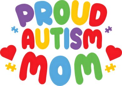 Proud Autism Mom Colorful Awareness Women's Long Sleeve Shirt