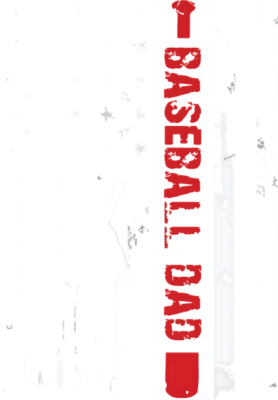 Proud Baseball Dad American Flag Sports Doggie Tank