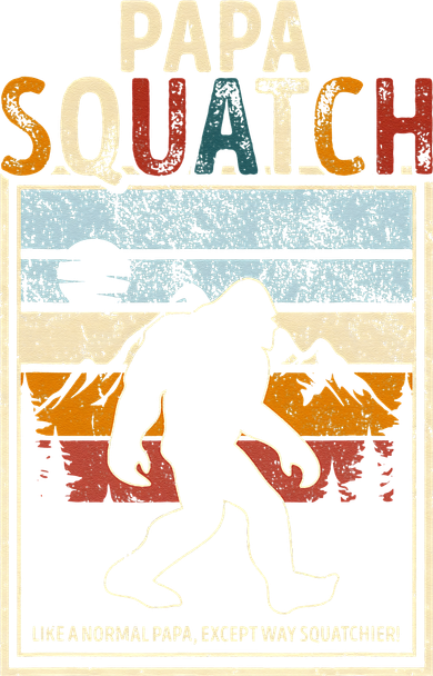 Papa Bigfoot Funny Sasquatch Bigfoot Fathers Day Baby Bodysuit