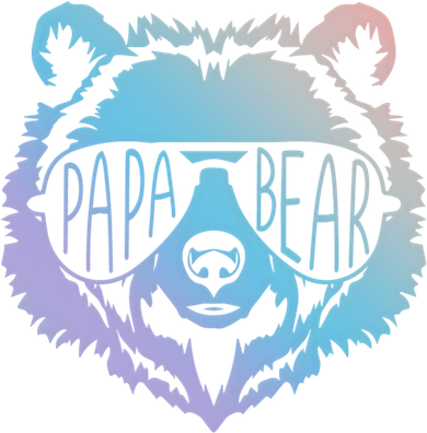 Papa Bear Vintage Graphic Gift Kids T-Shirt