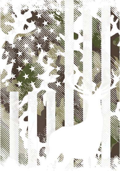 Patriotic Camo American Flag Deer Hunter Hunting Cute Gift Doddie Hoodie