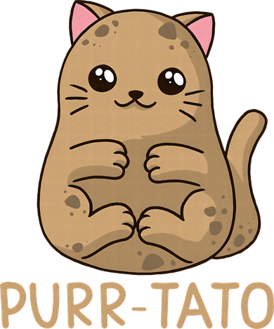 Purrtato Cat Potato Cat Lover Idaho Potatoes Doggie Tank