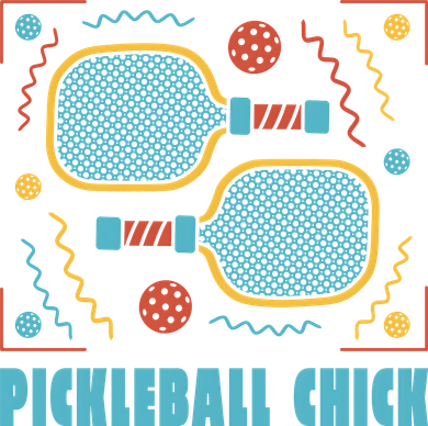 Pickleball Chick Kids T-Shirt