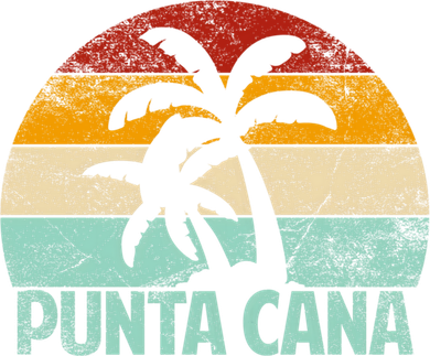 Punta Cana Vintage 70s 80s Retro Vacation Dominican Republic Funny Gift Tank Top