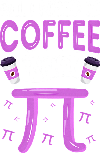 Pi Day Live All I need is Coffee and PI Math 14 March Nerd Kids Sweatshirt