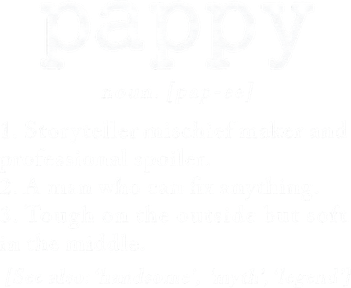 Pappy Definition Papa Grandpa Fathers Day Present Toddler T-Shirt