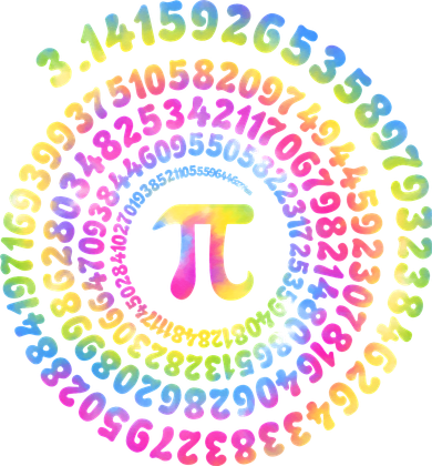 Pi Day Spiral Pi Tie Dye Numbers Math Pi Day 3.14 Toddler Long Sleeve