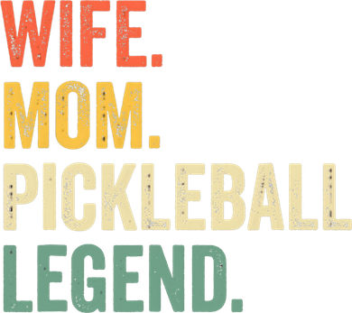 Pickleball Funny Wife Mom Legend Vintage Mother's Day Long Sleeve Shirt