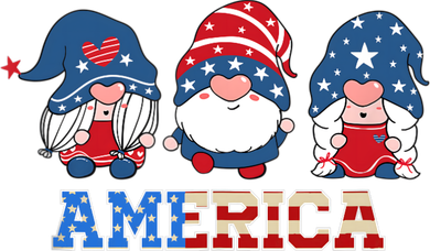 Patriotic Gnomes 4th Of July Funny Gnome Love American Flag Toddler T-Shirt