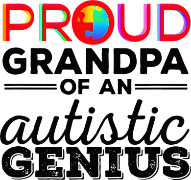 Proud Grandpa Of An Autistic Genius Autism Awareness Coffee Mug
