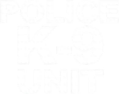 Police K9 Unit Front & Back Print Law Enforcement Police K9 Kids T-Shirt