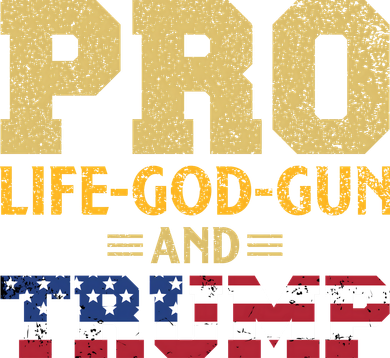 Pro Life God Gun And Trump Apron