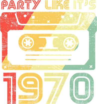 Party Like Its 1970 Retro 70s Party Outfit Costume Women's T-Shirt