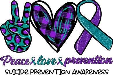 Peace Love Prevention Suicide Prevention Awareness Hoodie