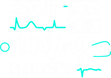 Proud Mom Of A Nursing Student Future RN Daughter Nurses Mom Kids Sweatshirt