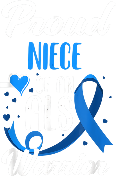 Proud Niece Of An ALS Warrior Aunt Uncle ALS Awareness Toddler T-Shirt