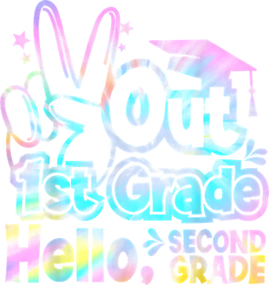 Peace Out 1st Grade Hello Second Grade First Grade Graduate Women's Tank Top