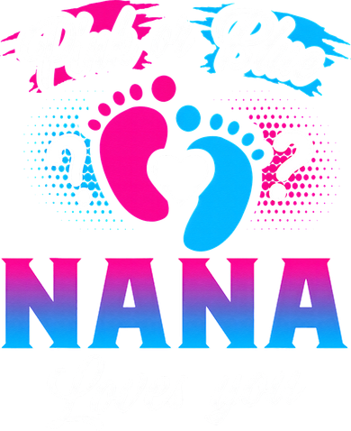 Pink Or Blue Nana Loves You Baby Gender Reveal Toddler T-Shirt