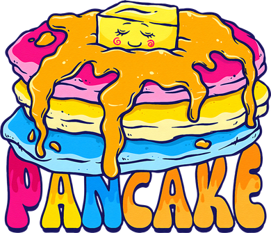 Pansexual Pancake Breakfast Food Pun Pan Pride Flag LGBTQ Kids Hoodie