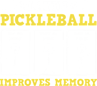 Playing Pickleball Improves Memory Dink Funny Pickleball Kids Sweatshirt