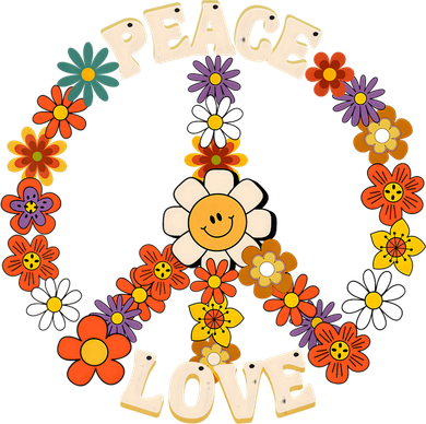 Peace Signs Coloured For 60s 70s Outfits Women's Sweatshirt