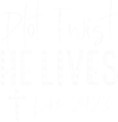 Plot Twist He Lives Cross Funny Christian Easter Day Gift Coaster