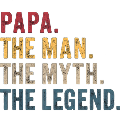 Papa The Man The Myth The Legend Kids Hoodie