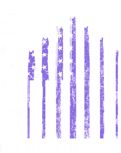 Purple Up For Military Child Month Air Force Backpack