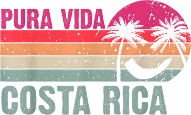 Pura Vida Costa Rica Funny Summer Family Vacation Vintage Women's T-Shirt