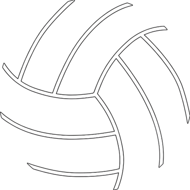 Plain Volleyball Seams Volleyball Player Toddler Hoodie