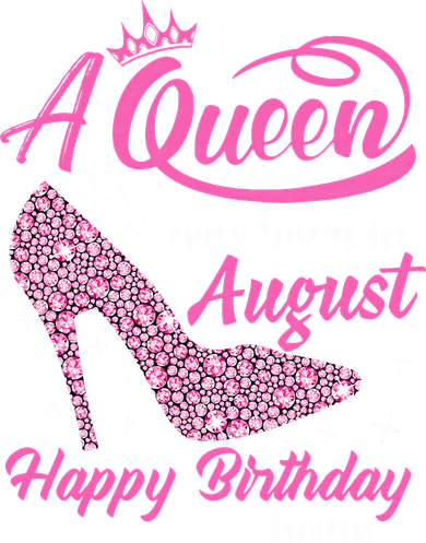 Queens Are Born In August Funny August Birthday Gift Women's Sweatshirt