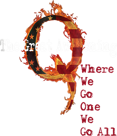 QAnon The Great Awakening American Flag Rabbit Gift Women's Hoodie