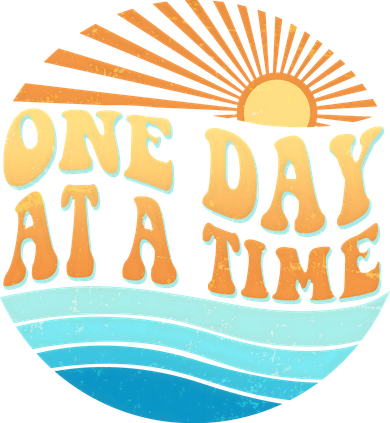Retro 1960s 70s One Day At A Time Mental Health Awareness Women's Tank Top