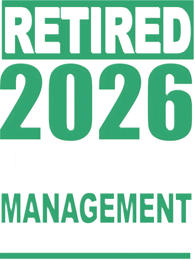 Retired 2026 Under New Management See Wife For Details Hooded Wearable Blanket