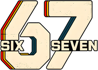Retro 67 Six Seven Meme 6-7 Vintage Coffee Mug