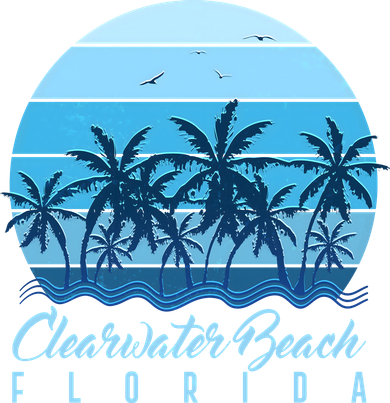Retro Clearwater Beach Florida Women's Sweatshirt