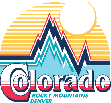 Retro Colorado Rocky Mountains Kids Hoodie