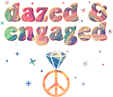 Retro Dazed And Engaged New Bride Wife Women's Hoodie