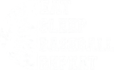 retro Eat Sleep Baseball Repeat Baseball Player Women's T-Shirt