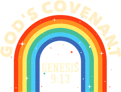 Rainbow God's Covenant Genesis 913 Bible Christian Lover Doggie Tank