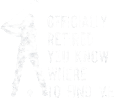 Retired Golf Gift Retirement Party Retiring Golfing Mousepad