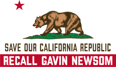 Recall Gavin Newsom Governor Save Our California Republic Toddler Long Sleeve