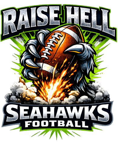 Raise Hell Seahawks Football Hat
